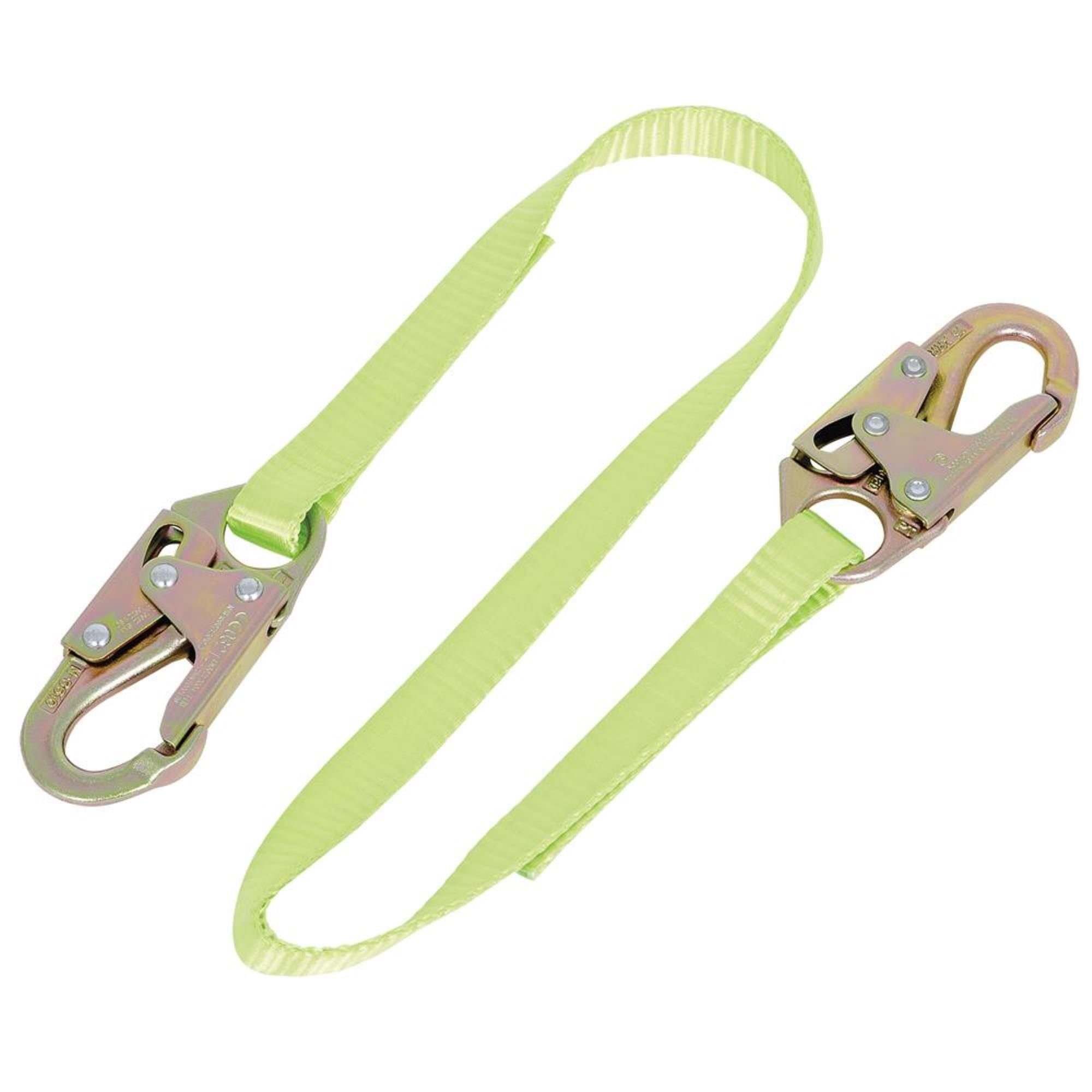 Peak Works, Restraint Lanyard - Snap Hooks - 6ft. (1.8 m), Length 6 ft, Model# V815406